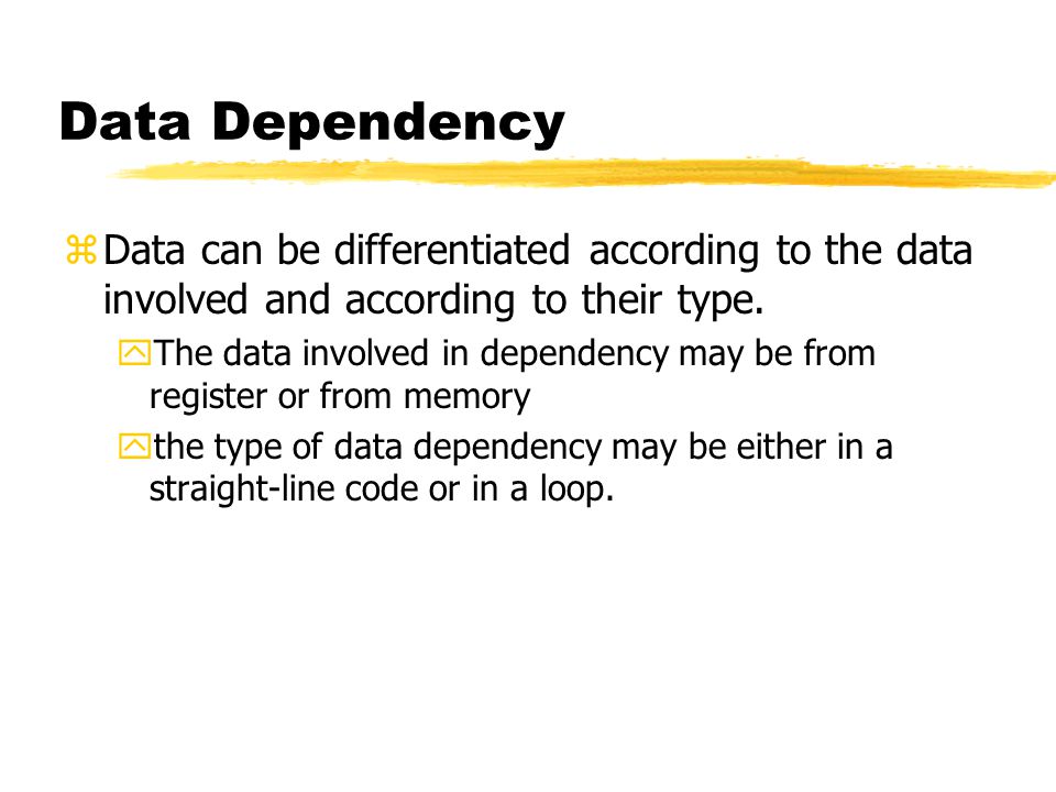 Write after read dependency indemnity